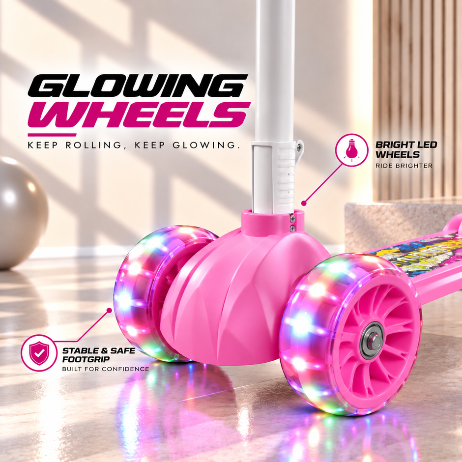 ZOOMER 3-WHEEL – PINK RUSH