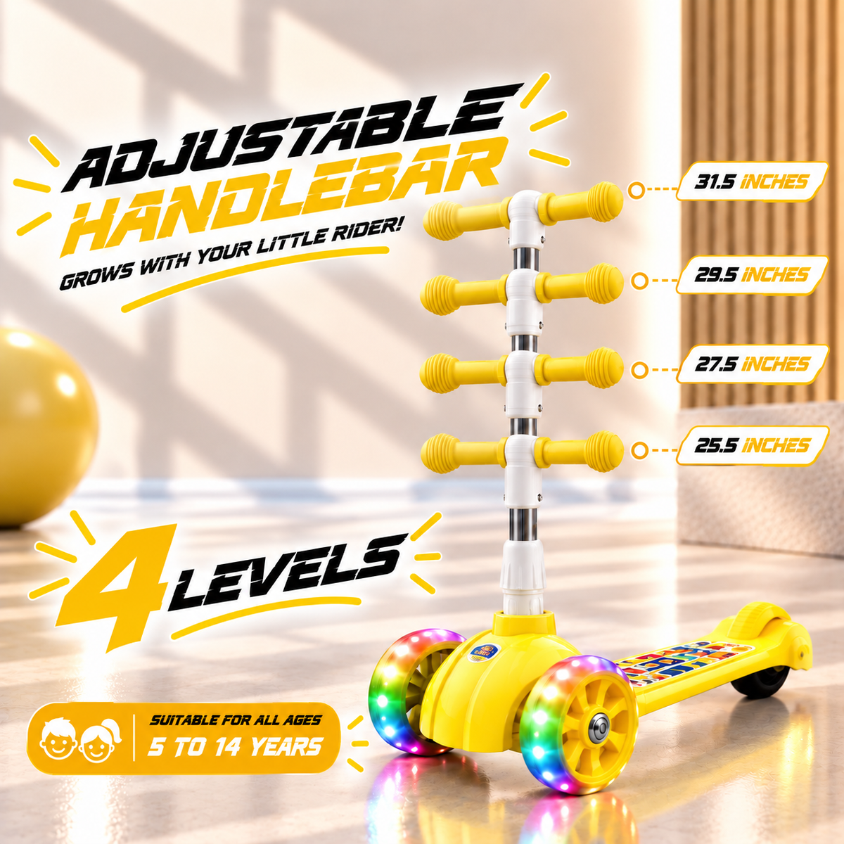 ZOOMER 3 WHEEL - ( LEMON POP EDITION )