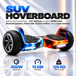 OFF - ROAD SUV HOVERBOARD ( RED & BLUE FLAME EDITION )