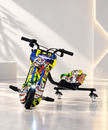 DRIFT X - 3-WHEEL 360° DRIFT SCOOTER - ( GRAFFITI POP EDITION )
