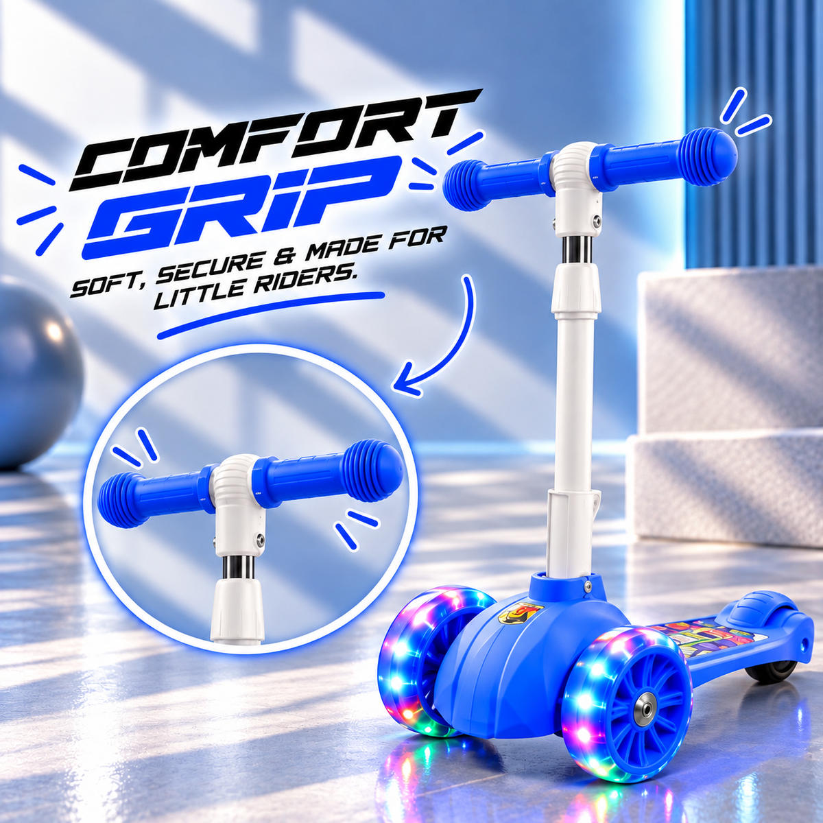 ZOOMER 3 WHEEL - ( ELECTRIC BLUE EDITION )
