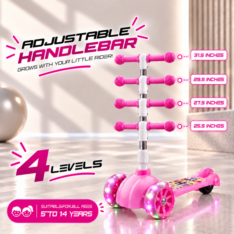 ZOOMER 3-WHEEL – PINK RUSH