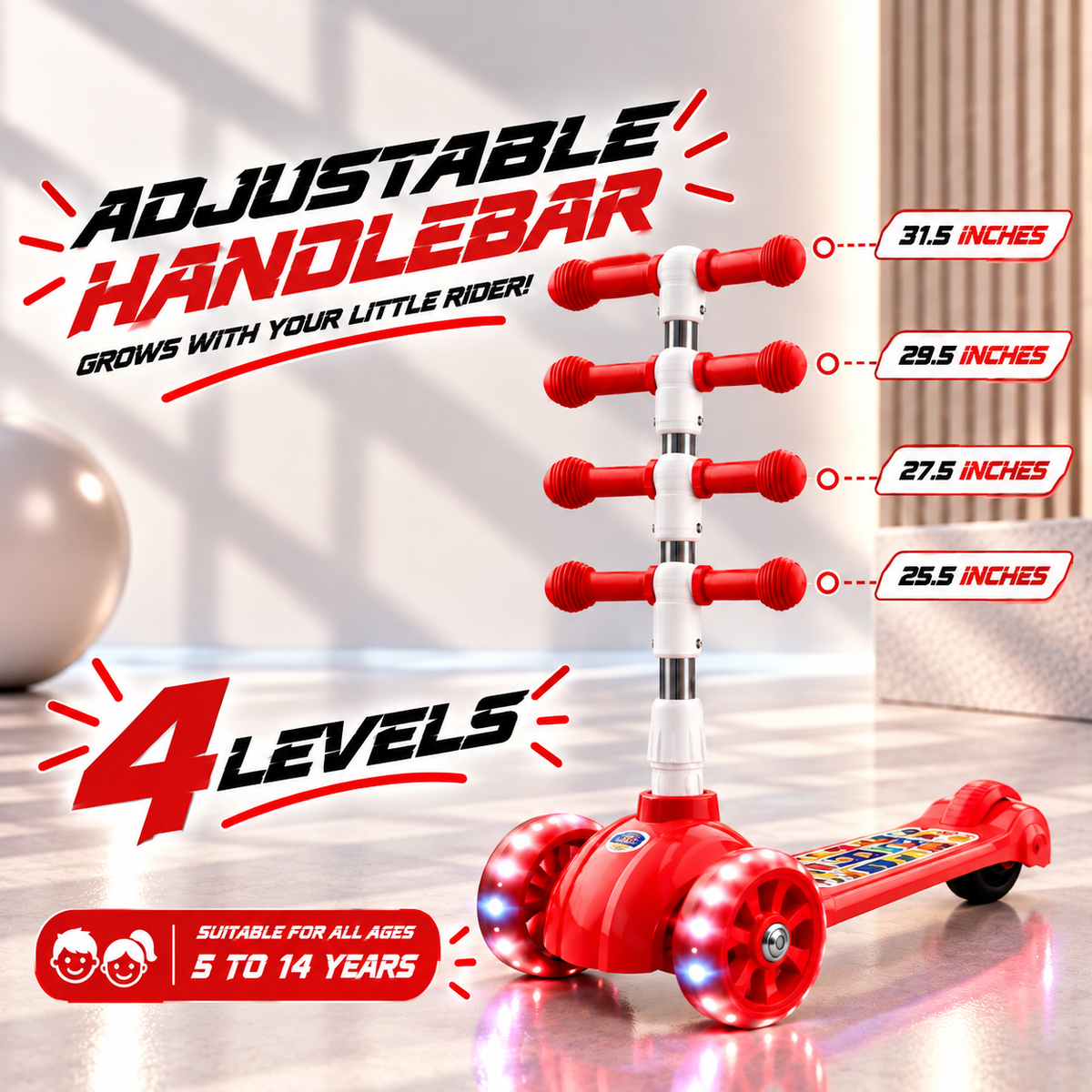 ZOOMER 3 WHEEL - ( CANDY RED EDITION )