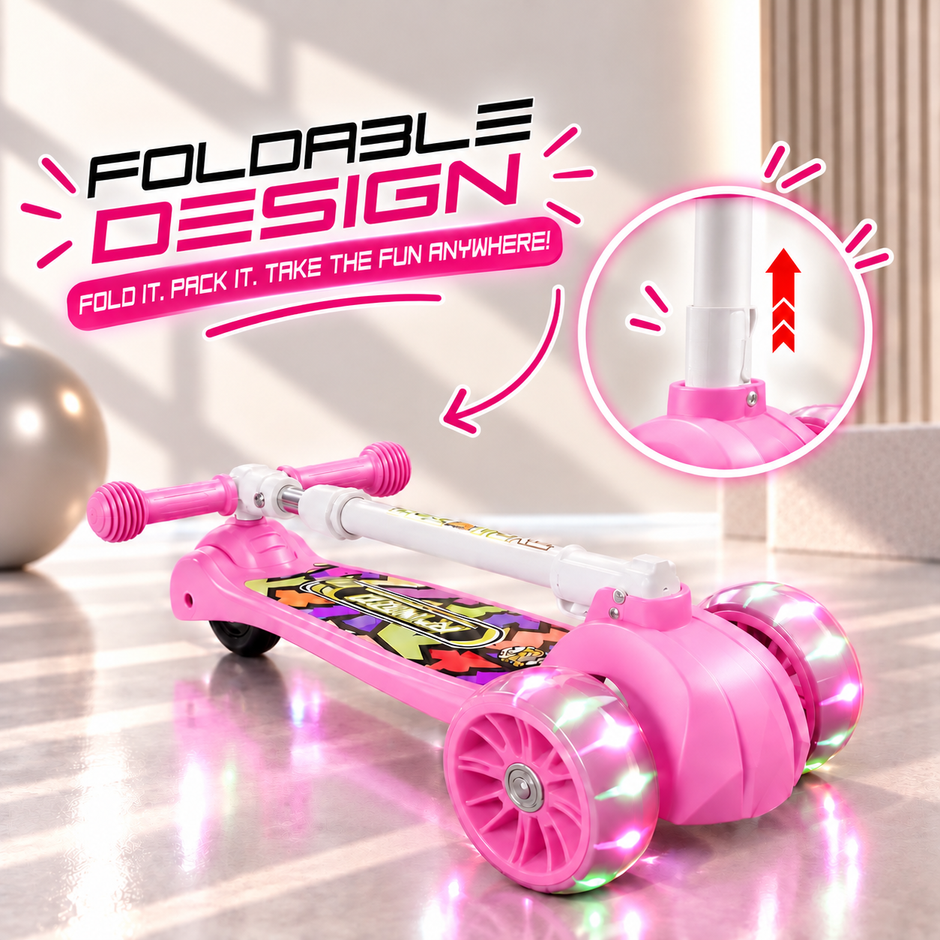 ZOOMER 3-WHEEL – PINK RUSH