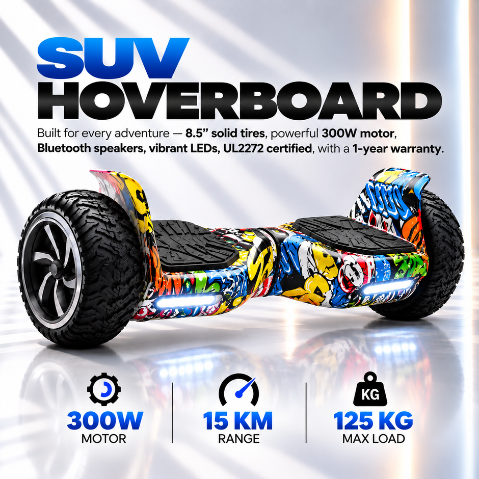 OFF - ROAD SUV HOVERBOARD - ( GRAFFITI POP EDITION )