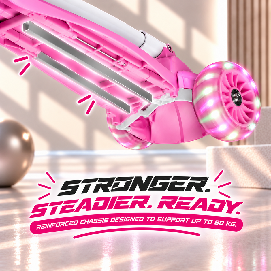 ZOOMER 3-WHEEL – PINK RUSH