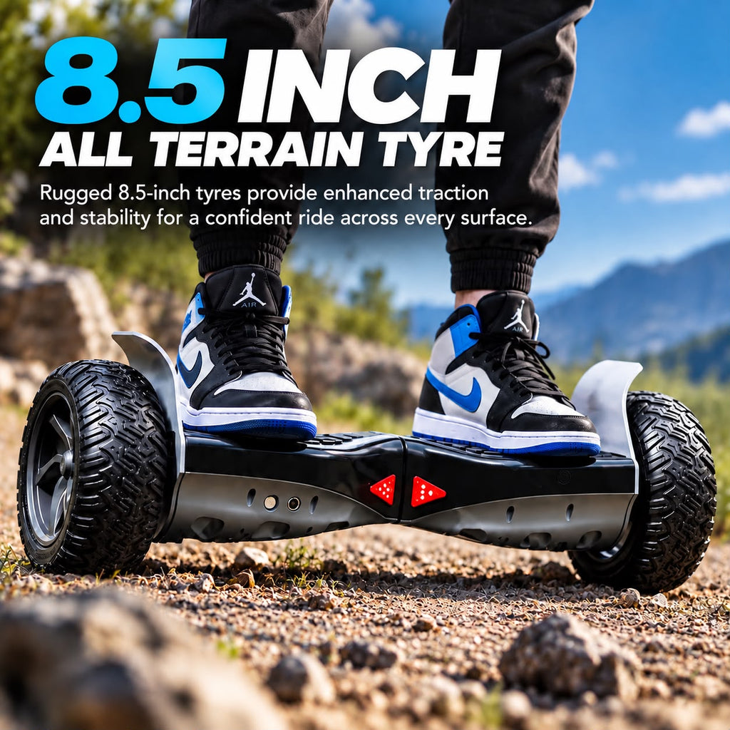 HOVERGO Off-Road SUV Hoverboard APP CONNECTIVITY (Black & White)
