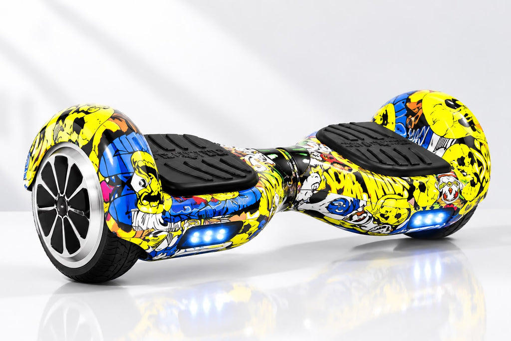 Hover Go Balancing Hoverboard App connectivity - Yellow Blue Black Dipper