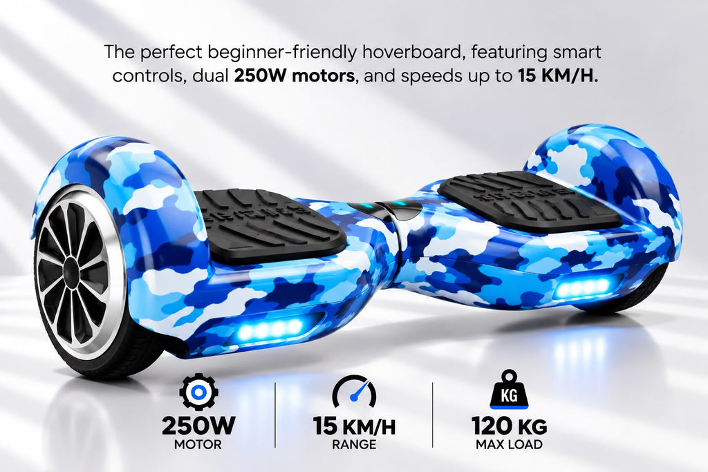 HOVERGO Auto Balancing Hoverboard App connectivity - Blue