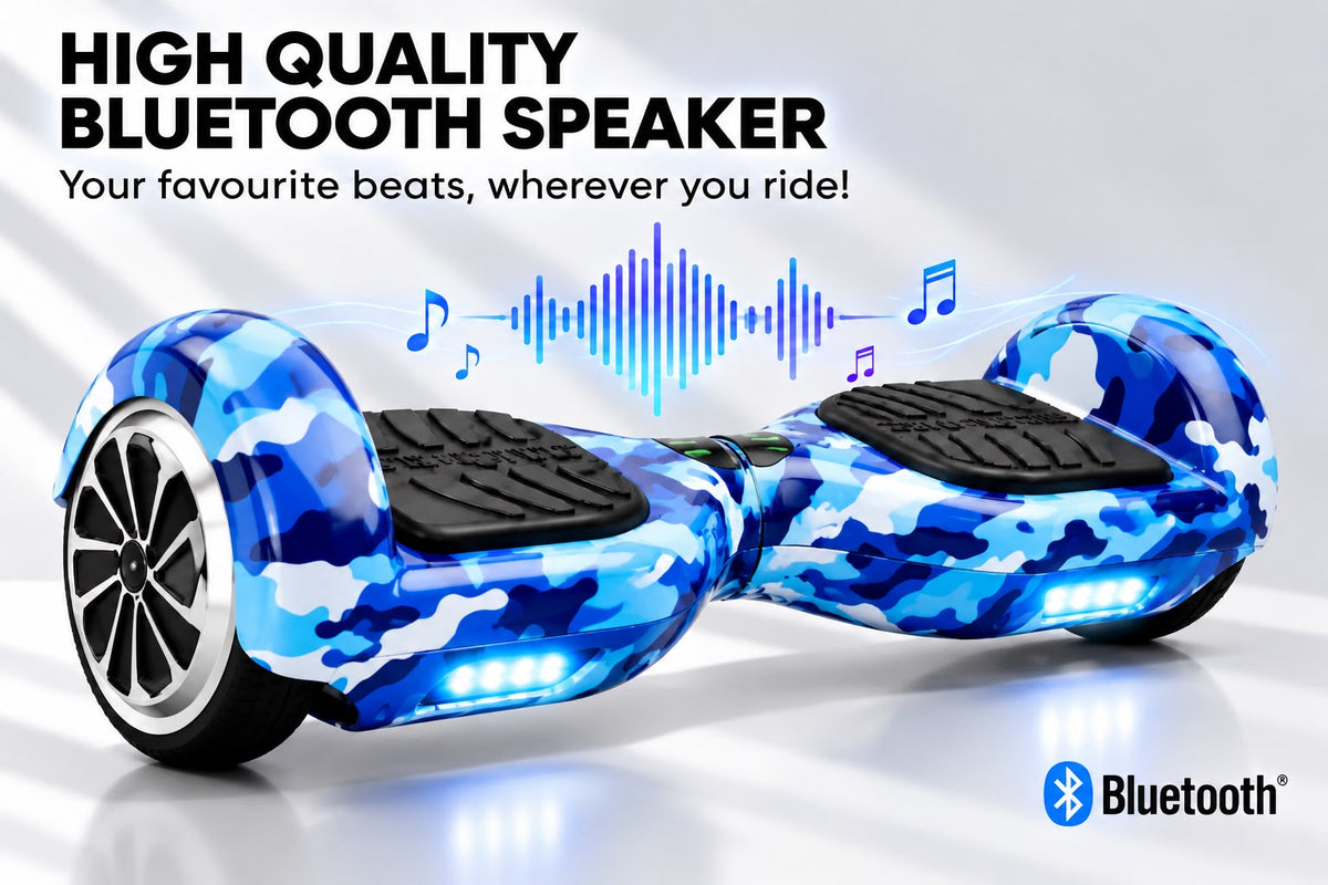 HOVERGO Auto Balancing Hoverboard App connectivity - Blue