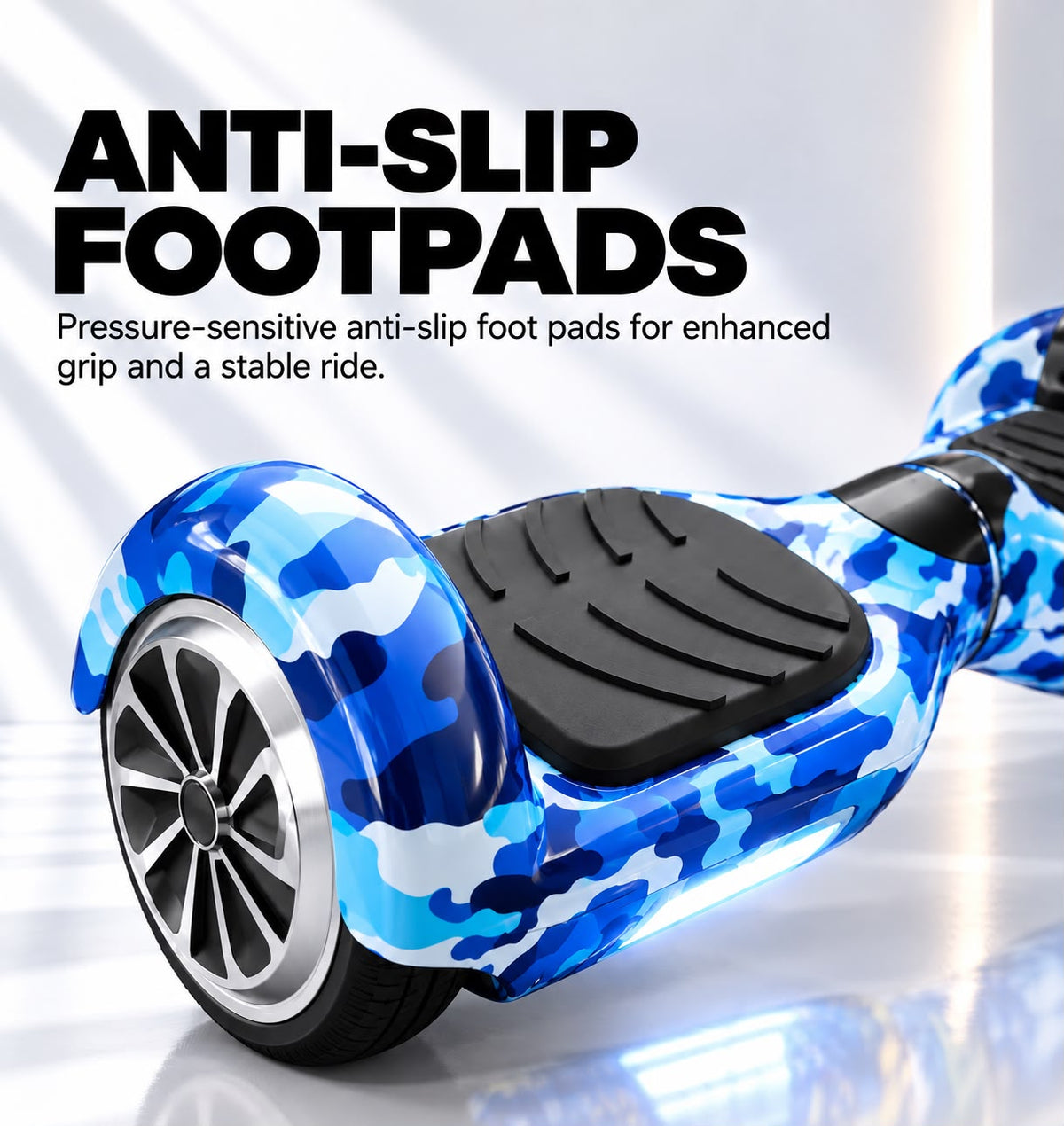 HOVERGO Auto Balancing Hoverboard App connectivity - Blue